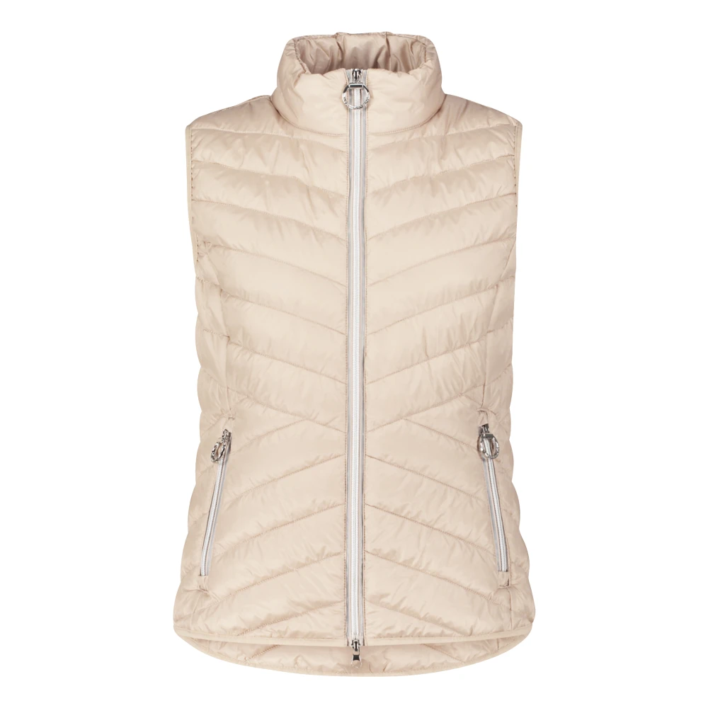 Betty Barclay Reflecterend outdoor vest met extra lengte Beige Dames