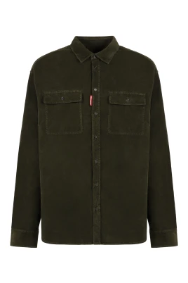 Cotton Stretch Corduroy Shirt