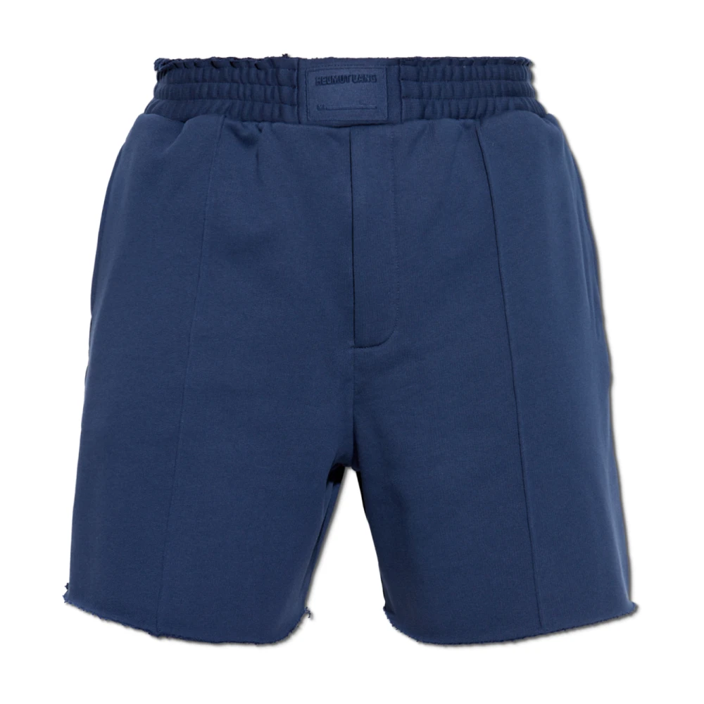 Helmut Lang Zweetshorts Blue Heren