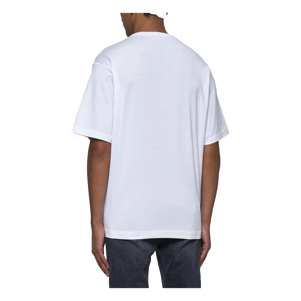 Dolce & Gabbana Stijlvolle T-shirts en Polos Collectie White Heren