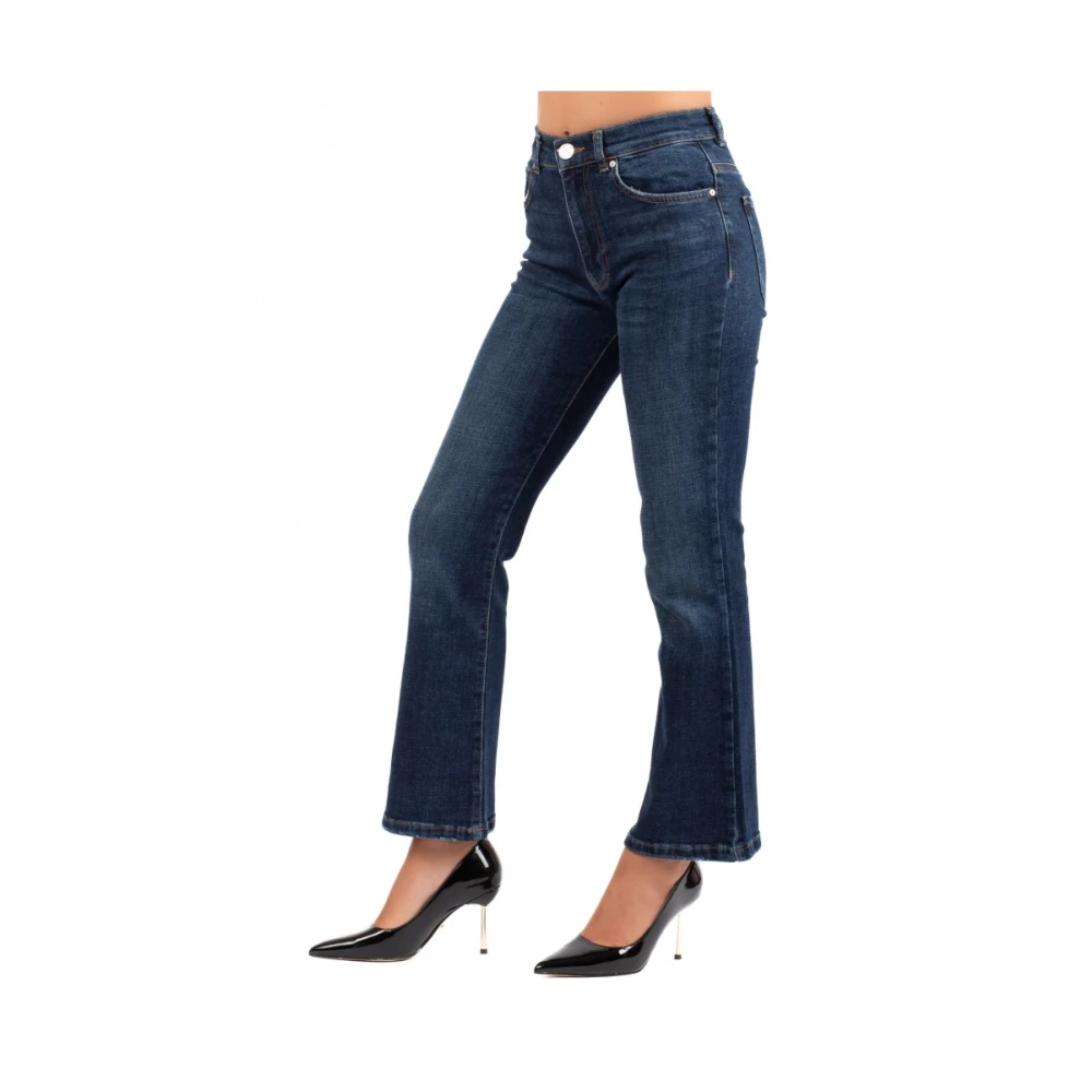 pinko Damesjeans in trendy stijl Blue Dames