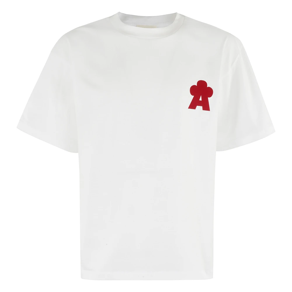 A Paper Kid Stijlvol Katoenen T-shirt White Heren