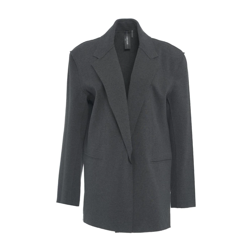 Norma Kamali Grijze Blazer voor Vrouwen Aw24 Gray Dames
