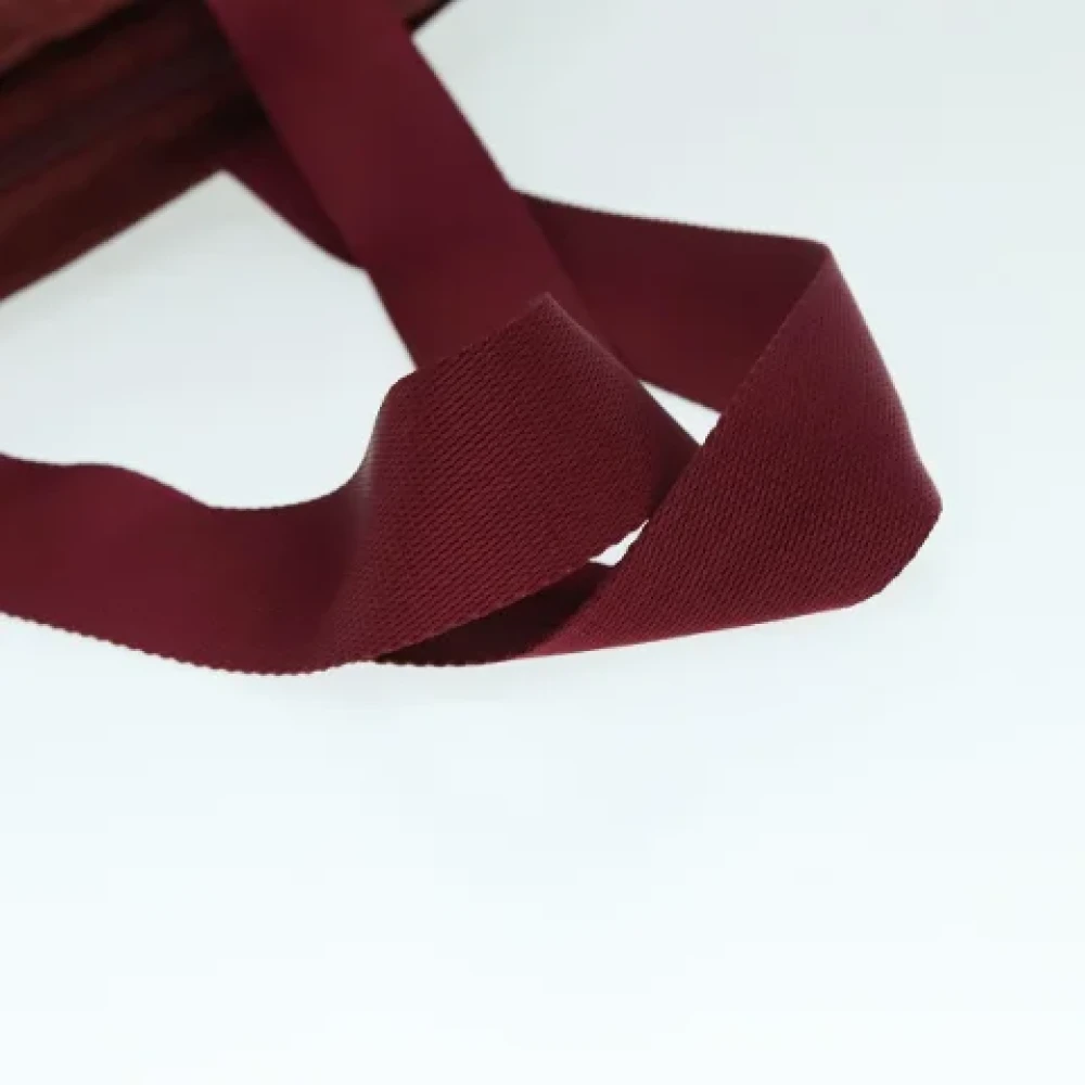 Prada Vintage Pre-owned Nylon totes Red Dames