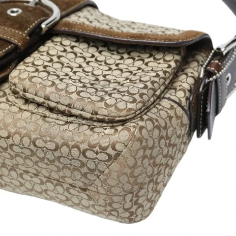 Coach Pre-owned Leather handbags Brown Dames