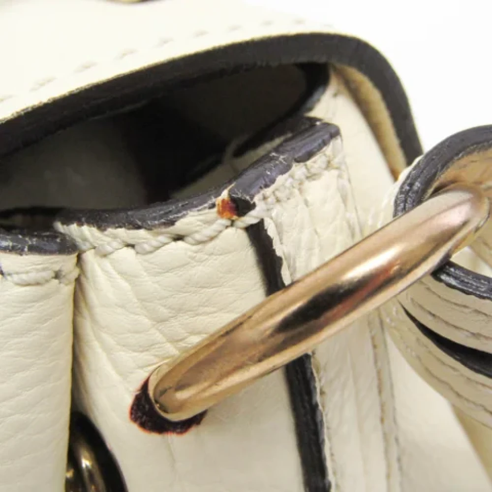 Chloé Pre-owned Leather handbags Beige Dames