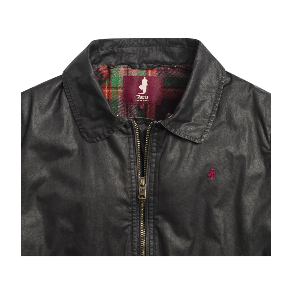 MCS Militair-geïnspireerde bomberjack in Fudge Chocolate Black Heren