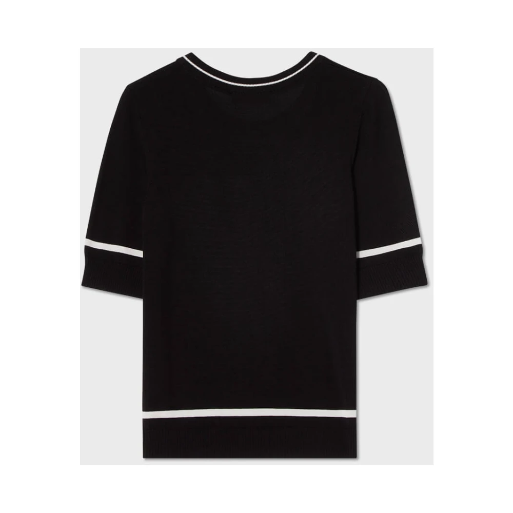 Busnel Karla Contrast Top Black Dames