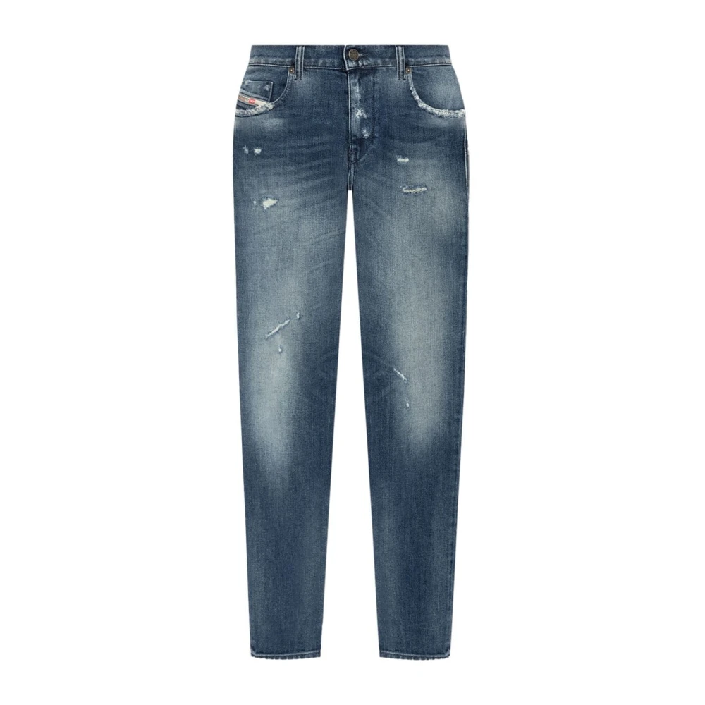 Diesel Casual Broeken Blue Heren
