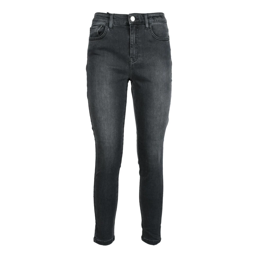 Marella Lyocell Blend Skinny Jeans Gray Dames