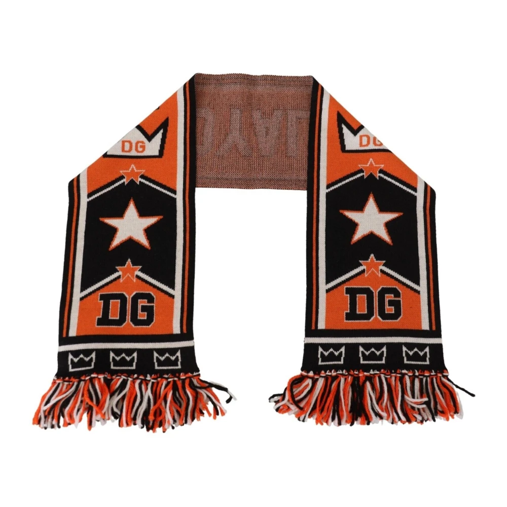 Dolce & Gabbana Homme Multicolor Accessoires, E, Taille: One Size Écharpe De Luxe En Laine Et Cachemire E