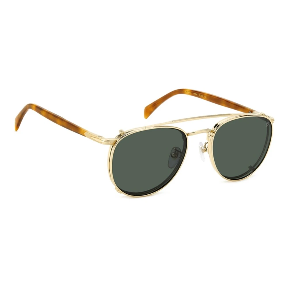 Eyewear By David Beckham Unisex Yellow Sunglasses, 52 Mm, Authentic Clip-On Glasses With Top Service