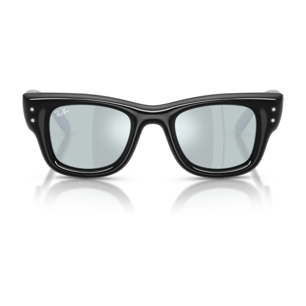 Ray-Ban Unisex Black Sunglasses, 47 Mm, Wayfarer Puffer