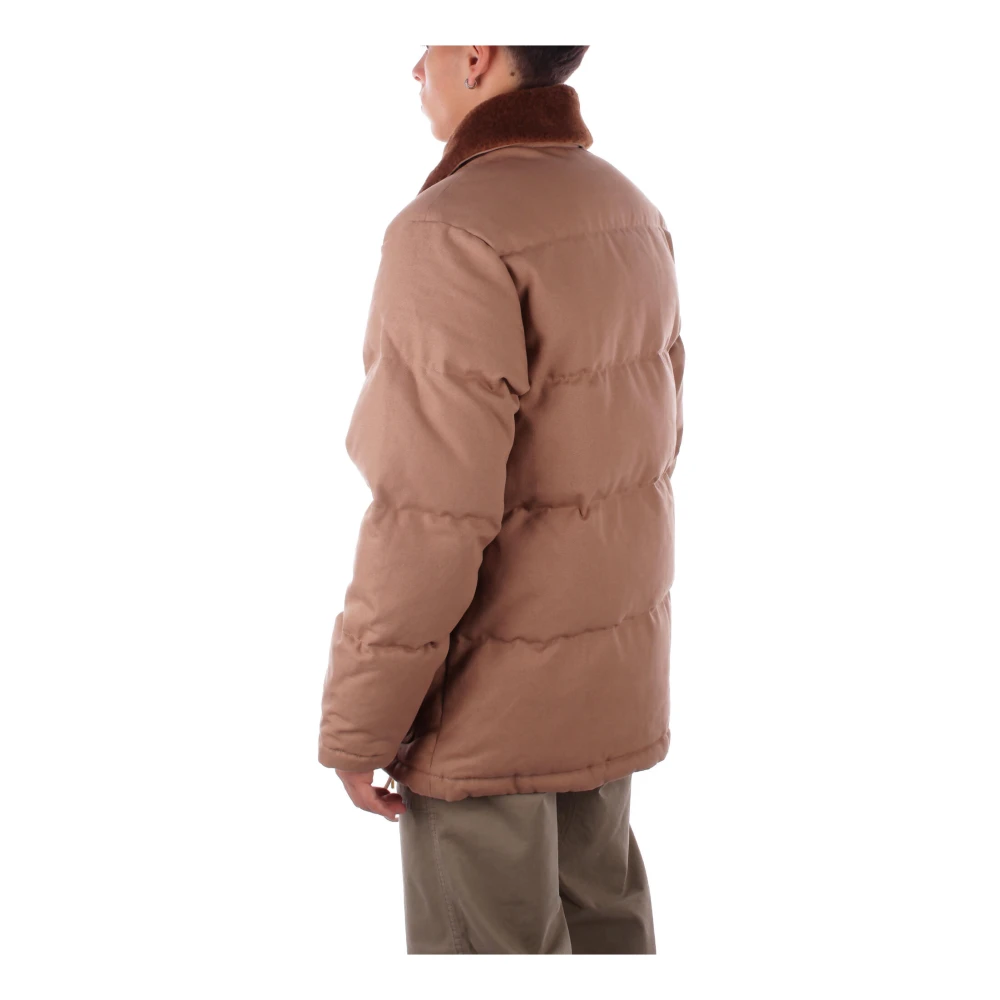 Carhartt WIP Voor Logo Ritsjas met Zakken Brown Heren