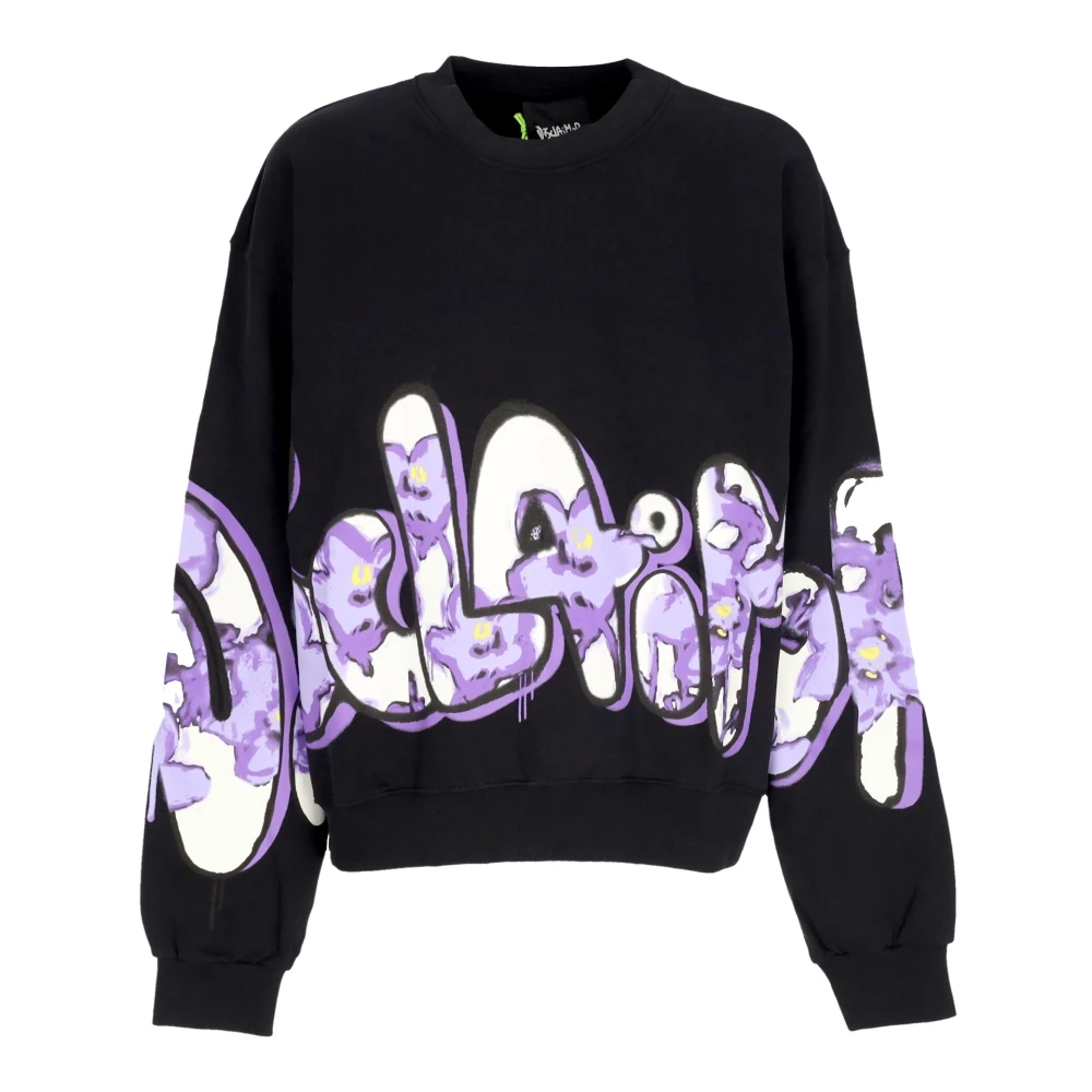 Disclaimer Zwarte Logo Crewneck Sweatshirt Kind Vrouw Black Dames