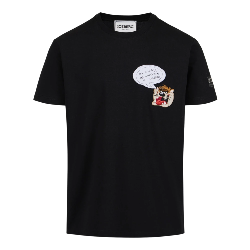 Iceberg - Tops > T-Shirts - Black - Iceberg - Modalova