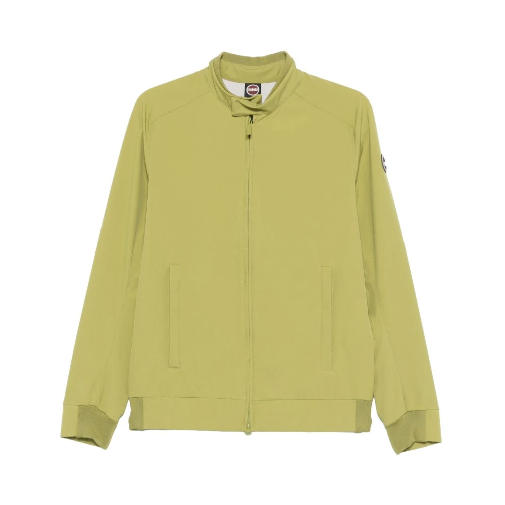 Colmar Men's Green Bomber Jackets, L, Full Zip Softshell Jacket