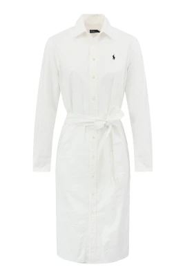 Belted Oxford Shirtdress