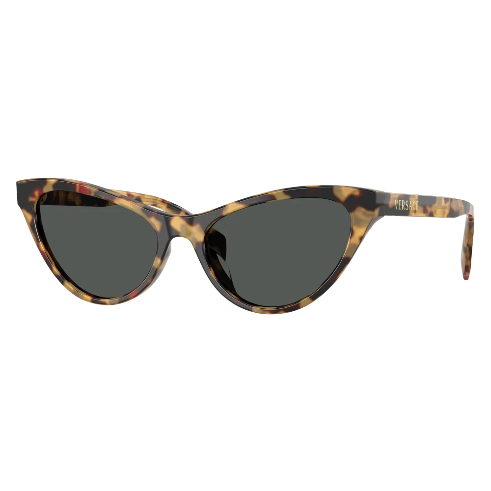Versace Woman Sunglass VE4522U - Frame color: Brown Havana, Lens color: Dark Grey - Image 4