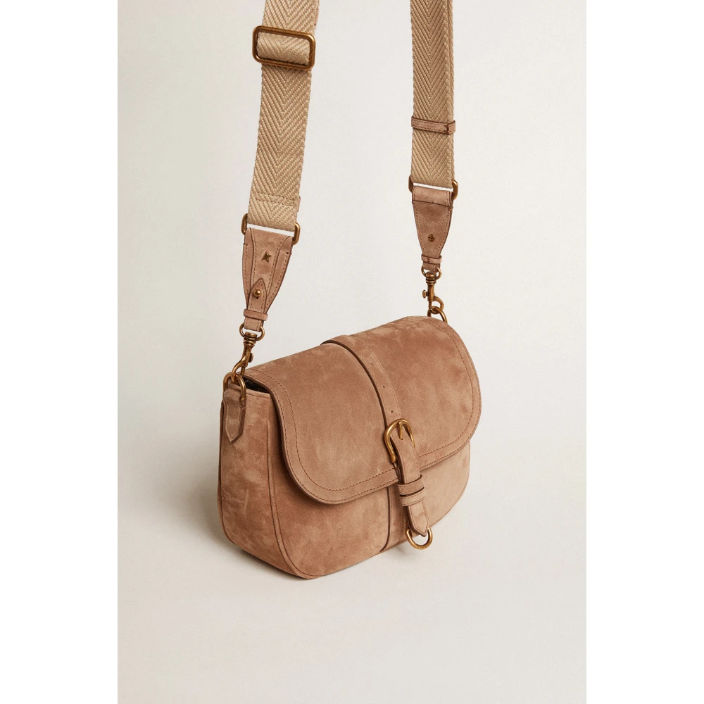 Golden Goose Leren Tas met Gespdetail Brown Dames