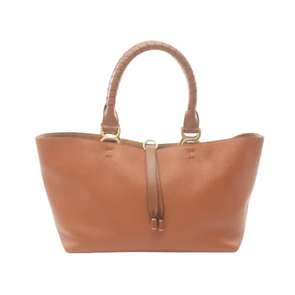 Chloé Pre-owned Leather totes Brown Dames