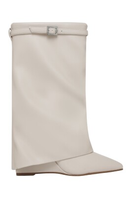white-shock-boot
