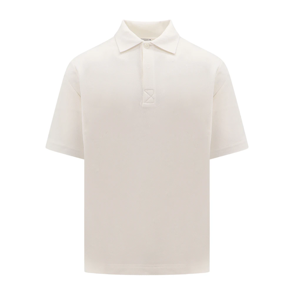 Burberry Klassiek Wit T-Shirt met Kraag White Heren