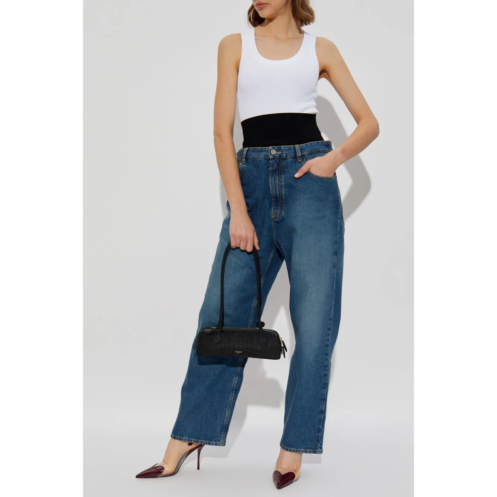 Alaïa Hoge taille jeans Blue Dames