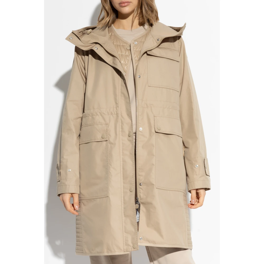 Moncler Jas met donsvest Beige Dames