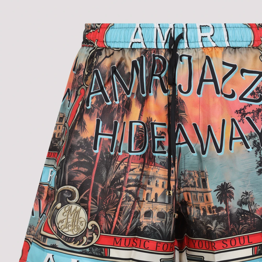 Amiri Jazz Hideaway Shorts Multicolor Heren