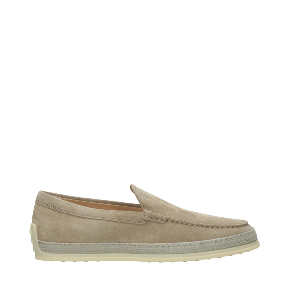 Tod's Herr Beige Skor 40 1/2 Eu, Läder, Läder Sneakers