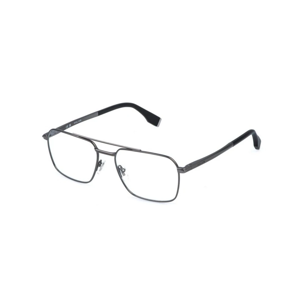 Police Men's Gray Vplr67 Optical Frame - Glasses - 54 Mm - Accessories