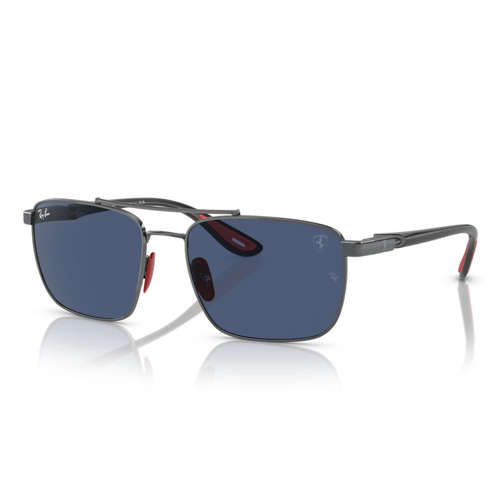 Ray-Ban Man Sunglass RB3715M Scuderia Ferrari Collection - Frame color: Gunmetal, Lens color: Dark Blue - Image 5
