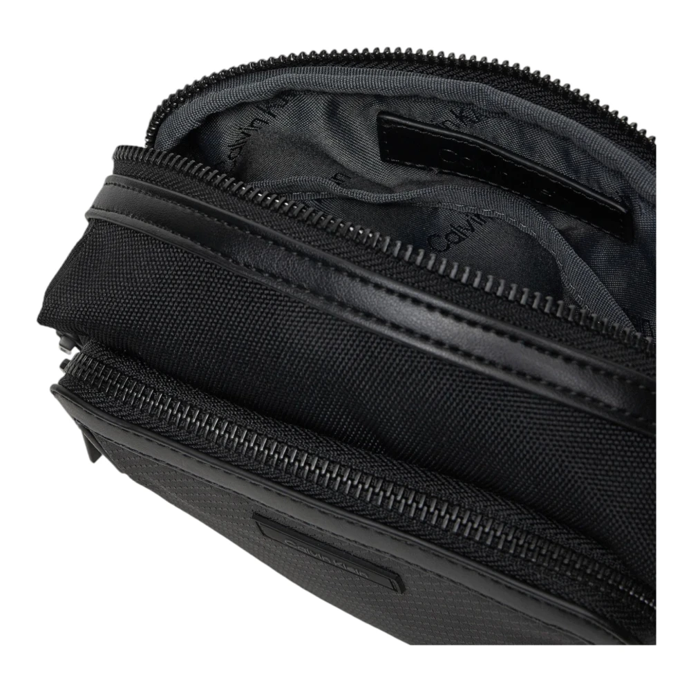 Calvin Klein Reporter Tas Herfst Winter Collectie Black Heren