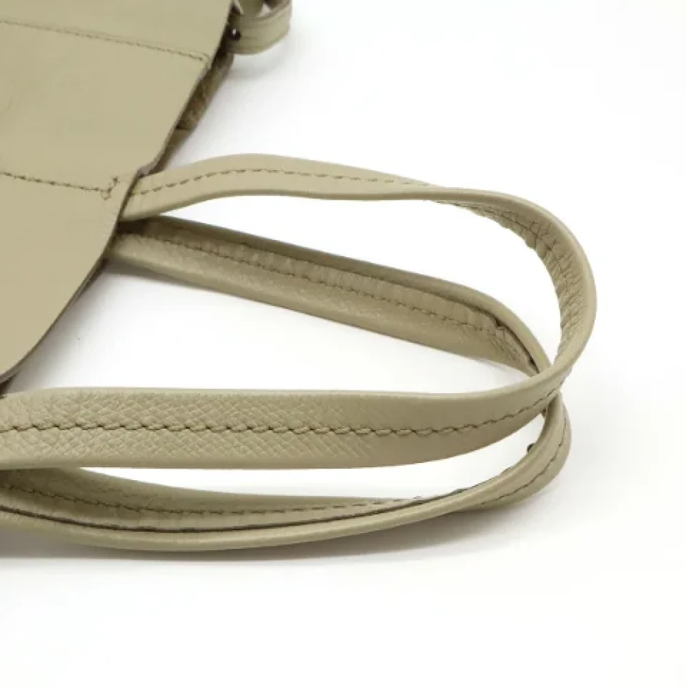 Celine Vintage Pre-owned Leather celine-bags Beige Dames
