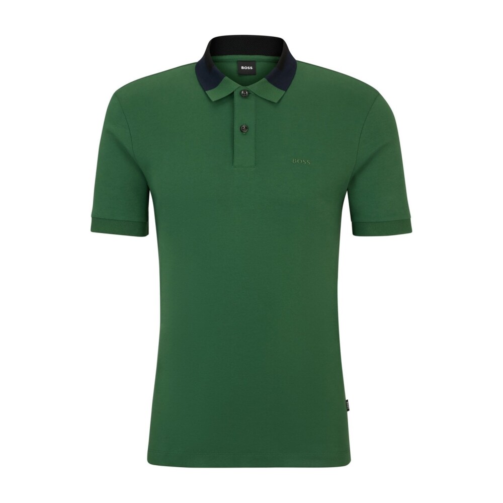 BOSS Green Paddy 1 Cotton-Jersey Polo T-Shirt