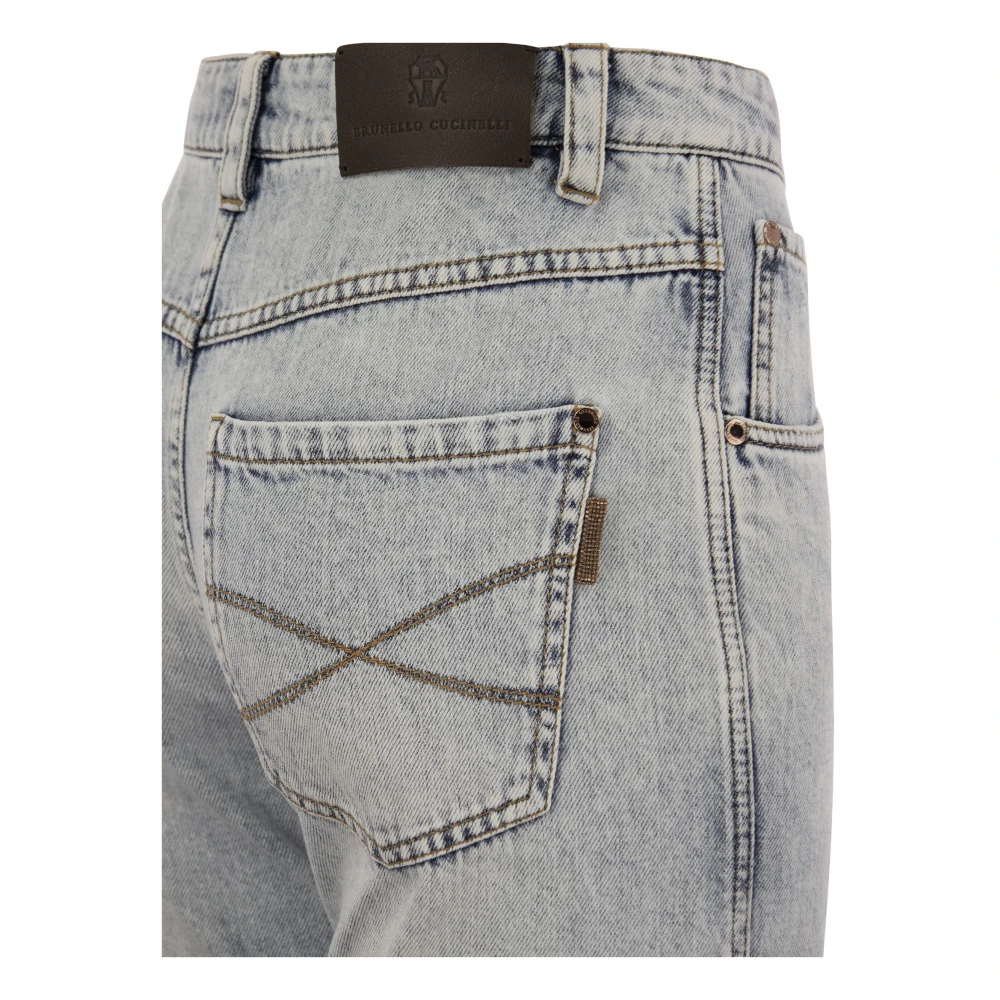 BRUNELLO CUCINELLI Slim-fit Jeans Gray Dames