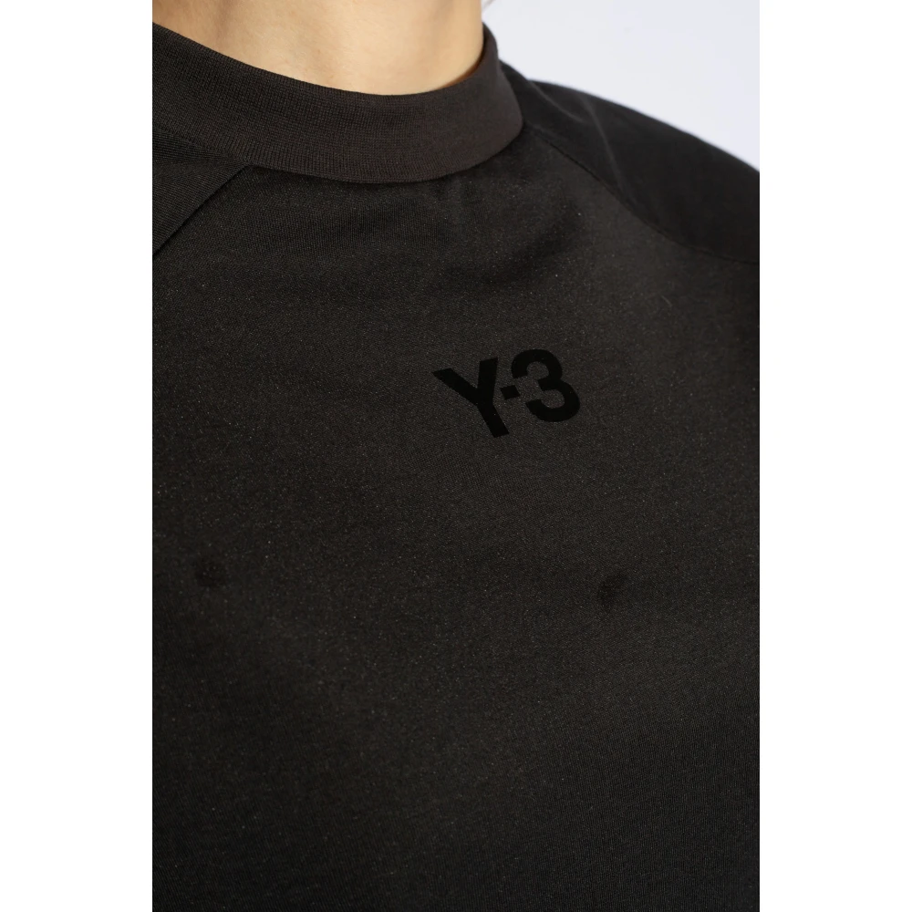 Y-3 T-shirt jurk Black Dames
