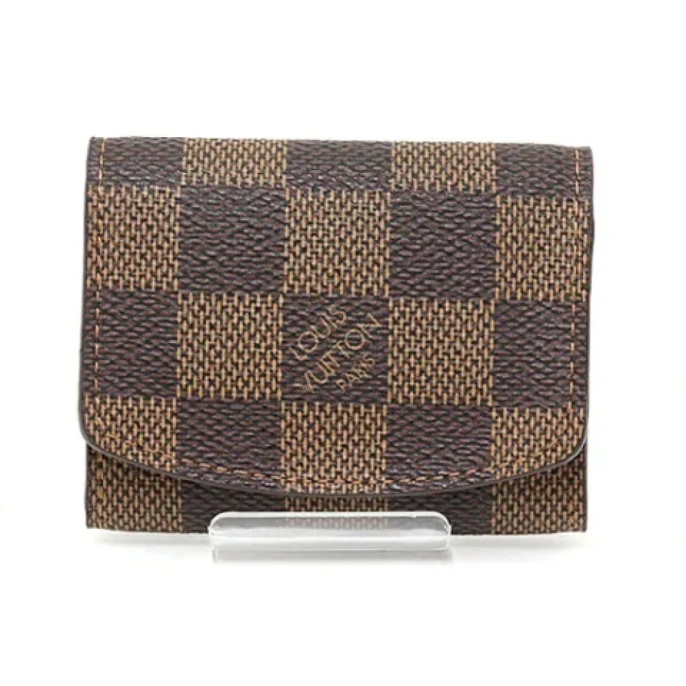 Louis Vuitton Vintage Pre-owned Canvas wallets Brown Dames