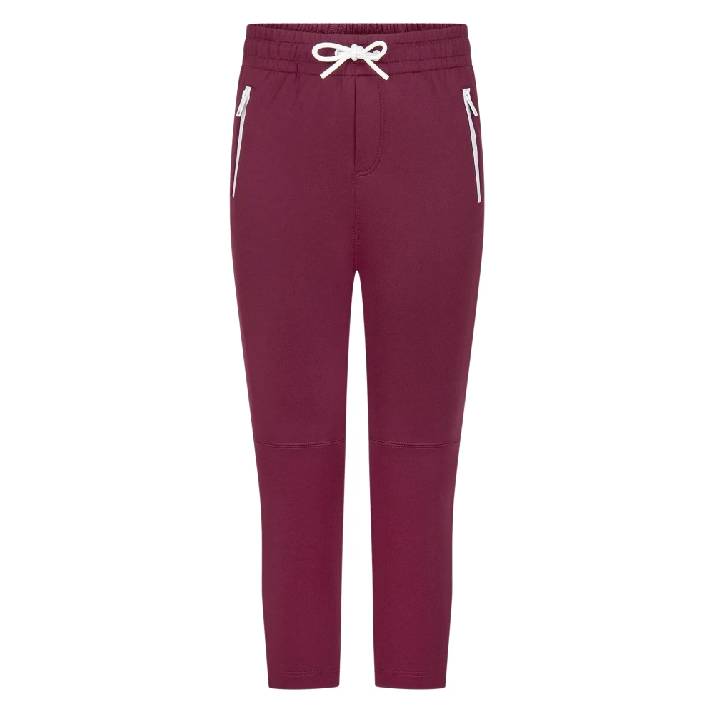 Burberry Boys Red Sweatpants, 8 Y, Joggers Stylish Comfortable Versatile