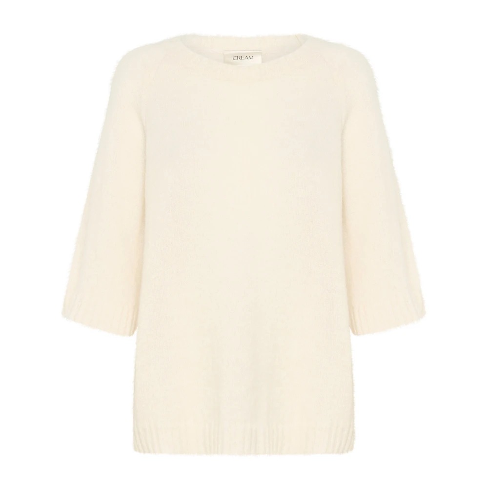 Knitwear > Round-neck Knitwear - - Cream - Modalova