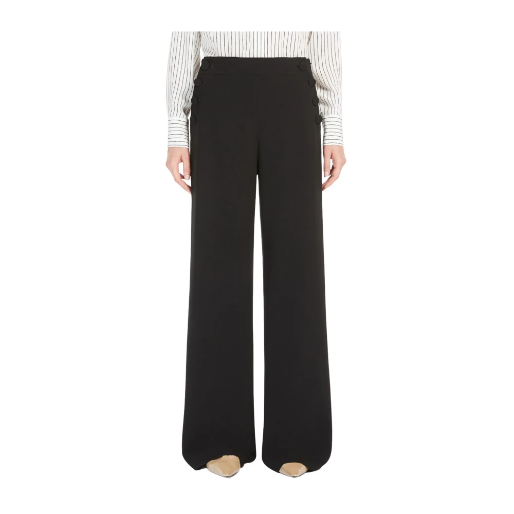Trousers > Wide Trousers - - Max Mara Studio - Modalova