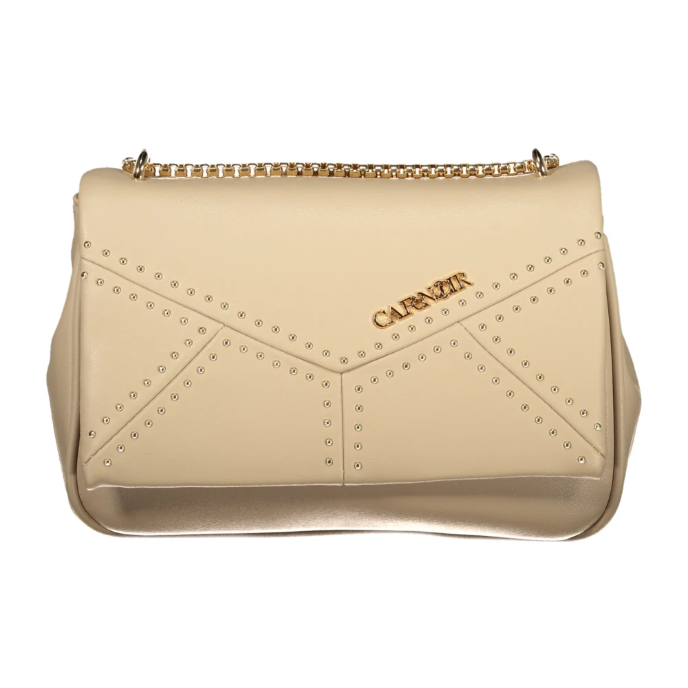 Cafènoir Women's Beige Chain Shoulder Bag