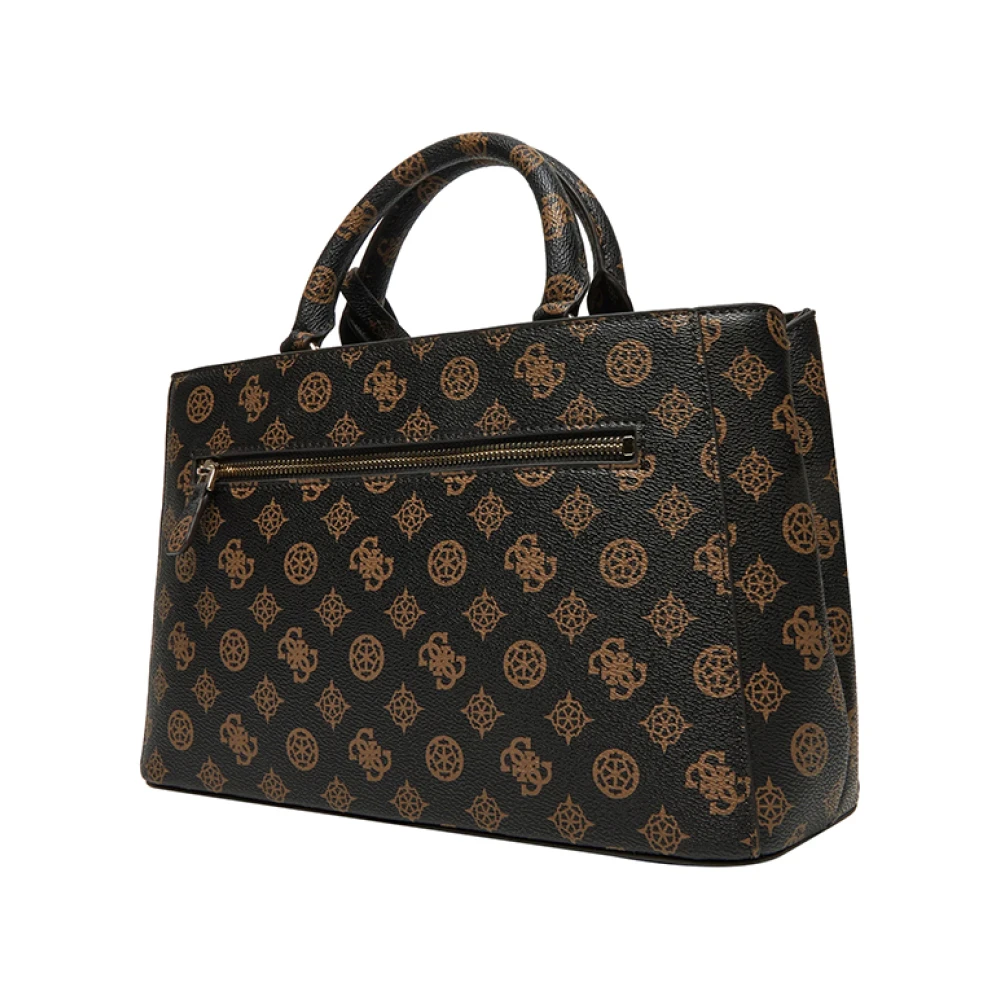 Guess Elegante Mokka Handtas met Gouden Details Brown Dames