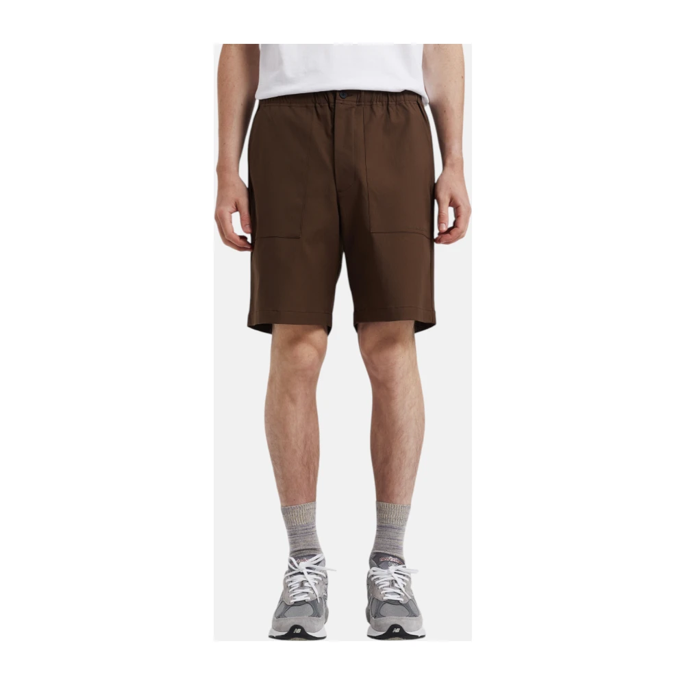 Norse Projects Ezra Kastanje Korte Broek Brown Heren