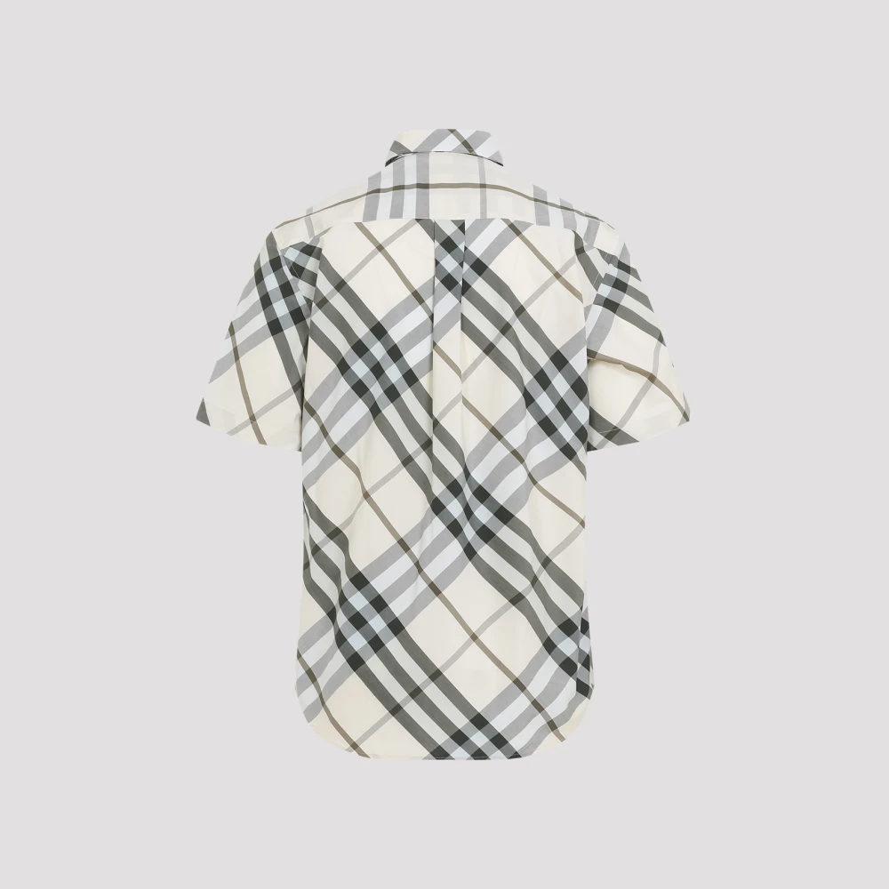 Burberry Groene Overhemden Ss24 Multicolor Heren