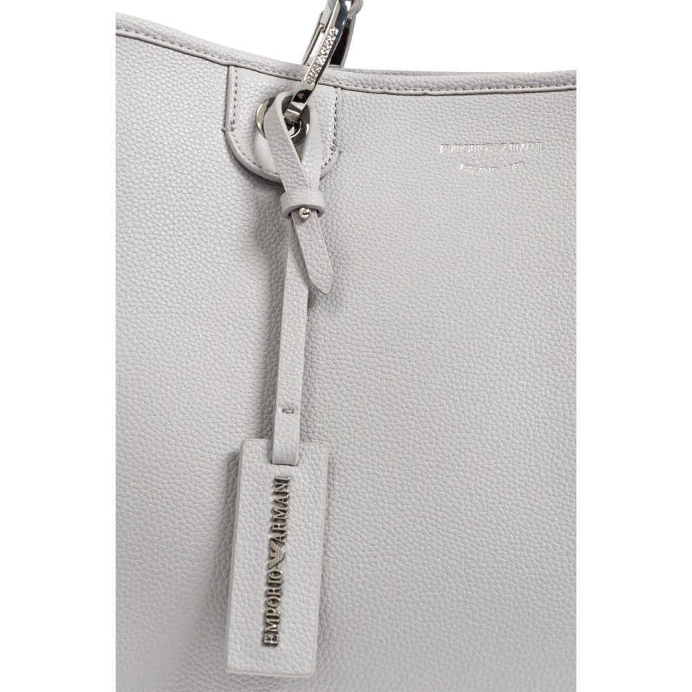 Emporio Armani Eco lederen handtas Gray Dames