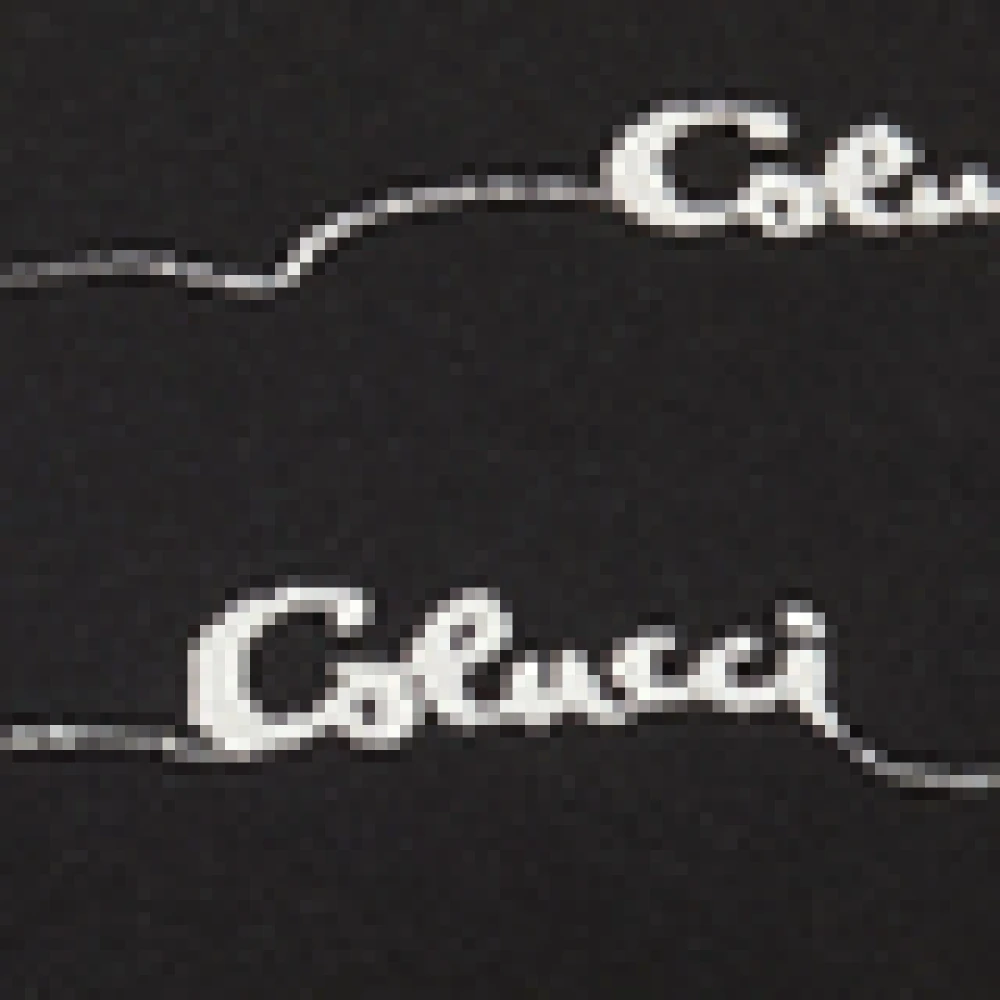 carlo colucci Korte Cropped Sweater Black Dames