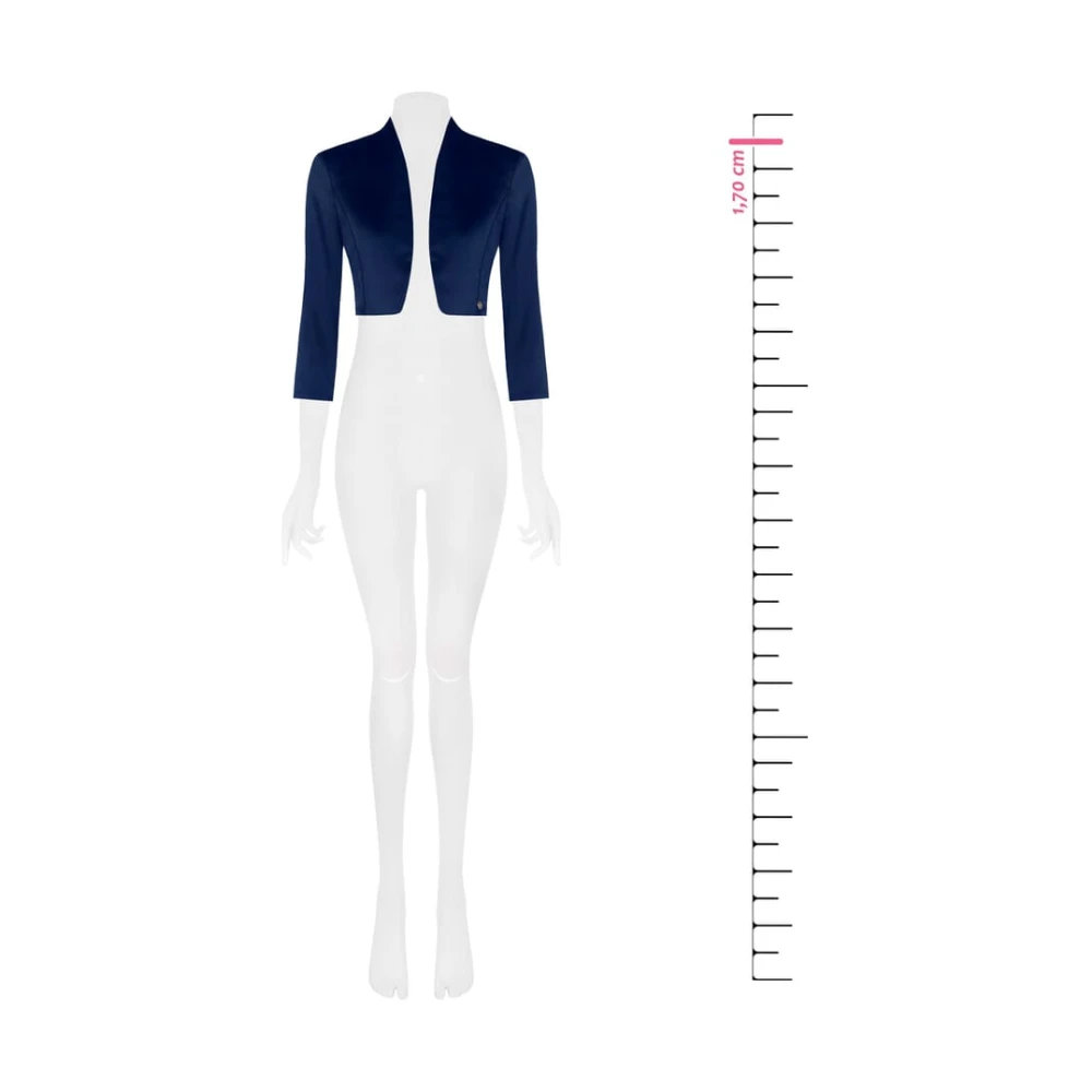 RINASCIMENTO Bolero met lange mouwen Blue Dames
