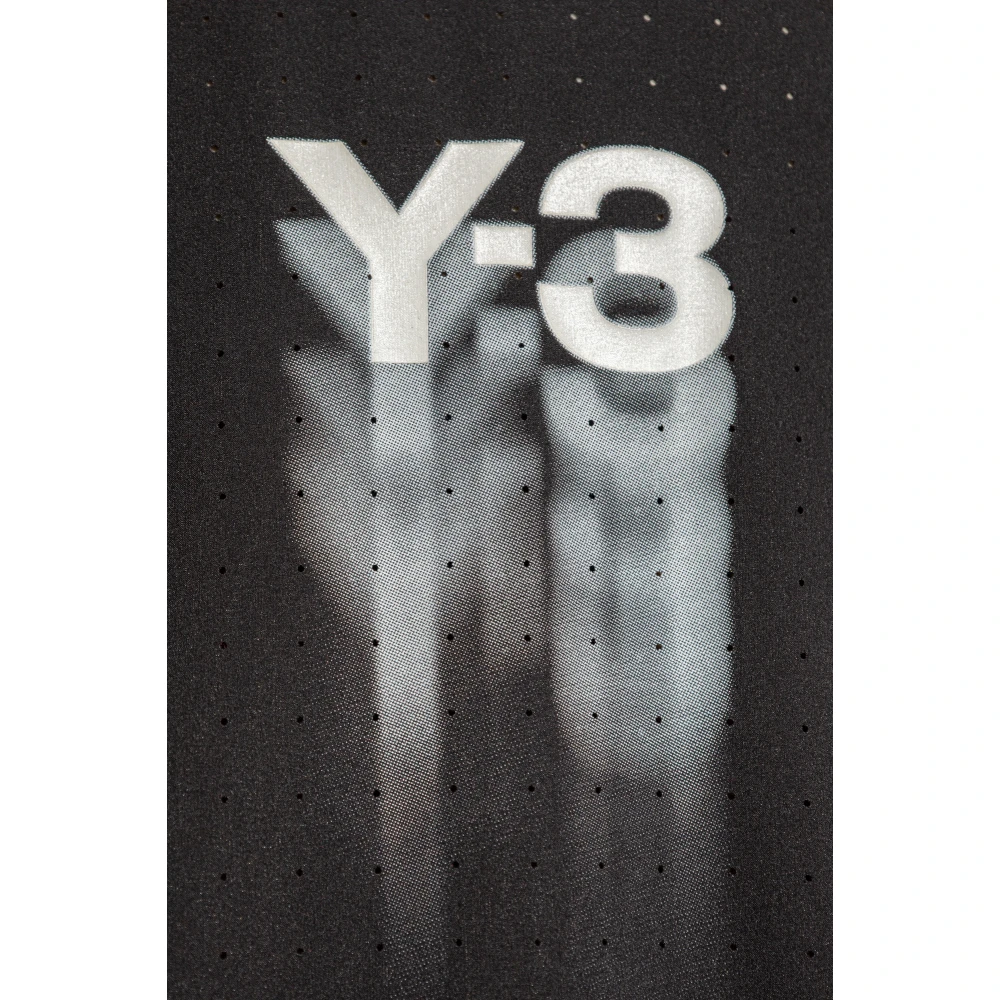 Y-3 T-shirt met lange mouwen Black Heren